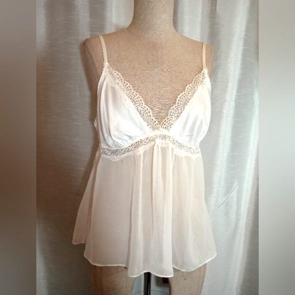 Royal Party Dress, TAG, Mini Ivory Lace Empire Waist, beige Skirt+Camisole, 6 - Picture 13 of 14